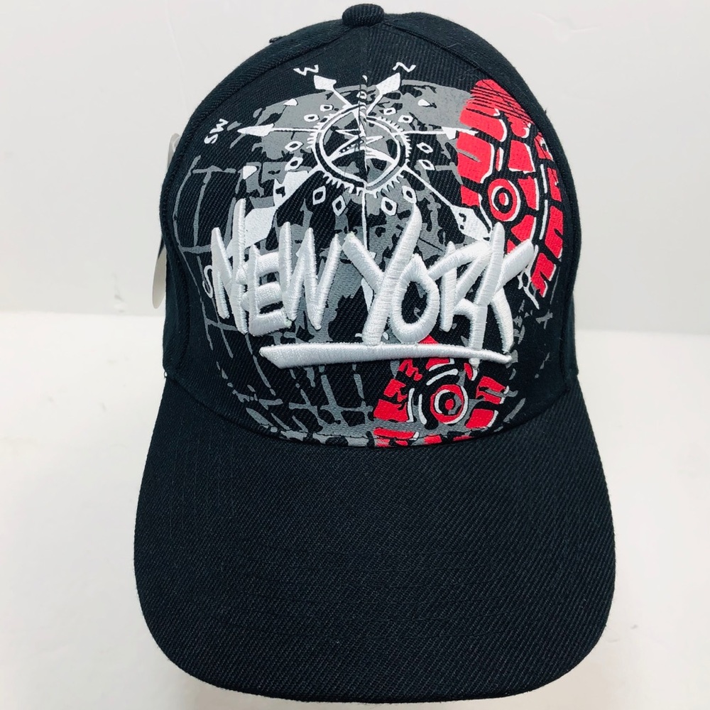 Unisex Hat New York Black Adjustable Baseball Cap